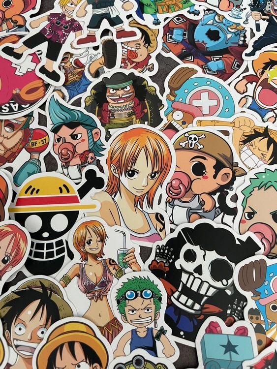 50x One Piece / GO / Aufkleber Sticker