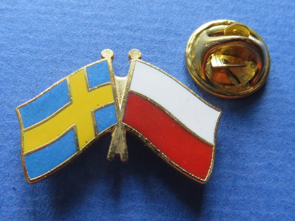 PIN'S PIN, FREUNDSCHAFT SCHWEDENPOLEN FLAGGEN Kaufen auf Ricardo