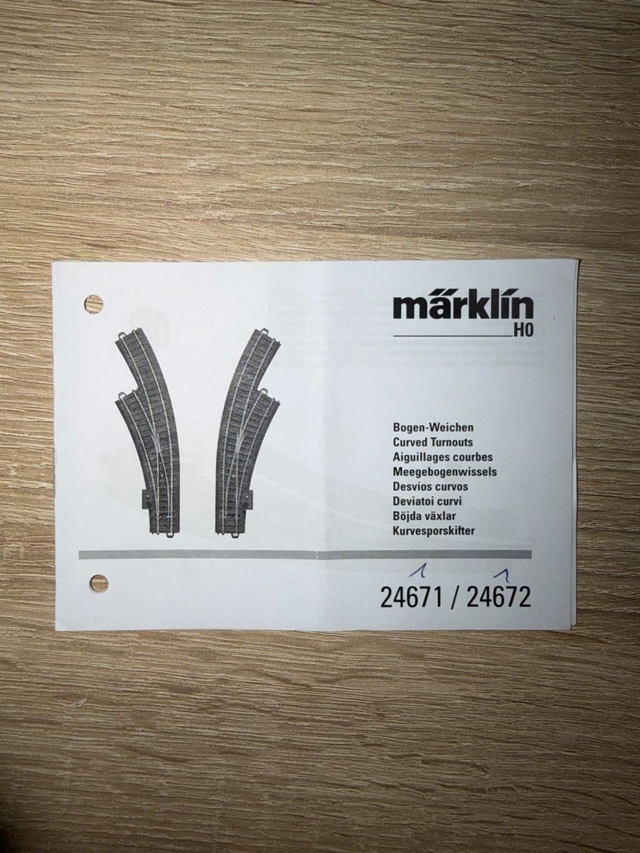 Märklin Trains électriques: Märklin H0 Bogenweichen inkl. Elektroantrieb u. Decoder – D'occasion à Stein AG par patrick_1967 2