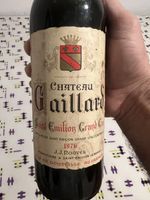 Rotwein Château gaillard 1976 ein echtes Sammlerstück