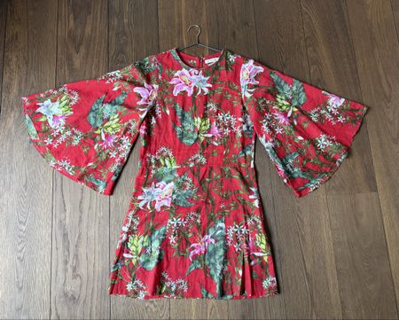 Isabel Marant Etoile Kleid Blumenmuster Baumwolle Gr. 38 