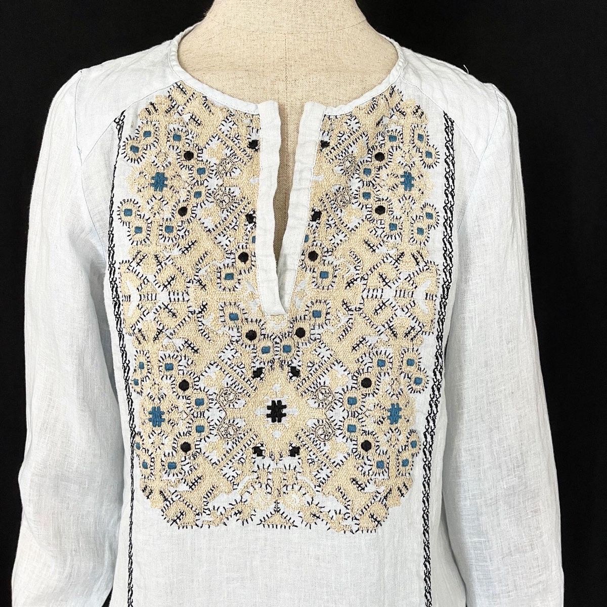 Tuniken: 120% LINO Tunic with Embellishment – Neu (gemäss Beschreibung) aus Freienbach von Avviivva_Shop 1