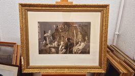 Antikes Heliogravure "Le Meige" Anker Der Wunderdoktor