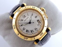 CARTIER PASHA SEATIMER 18K AUTOMATIK 1027 HERRENUHR