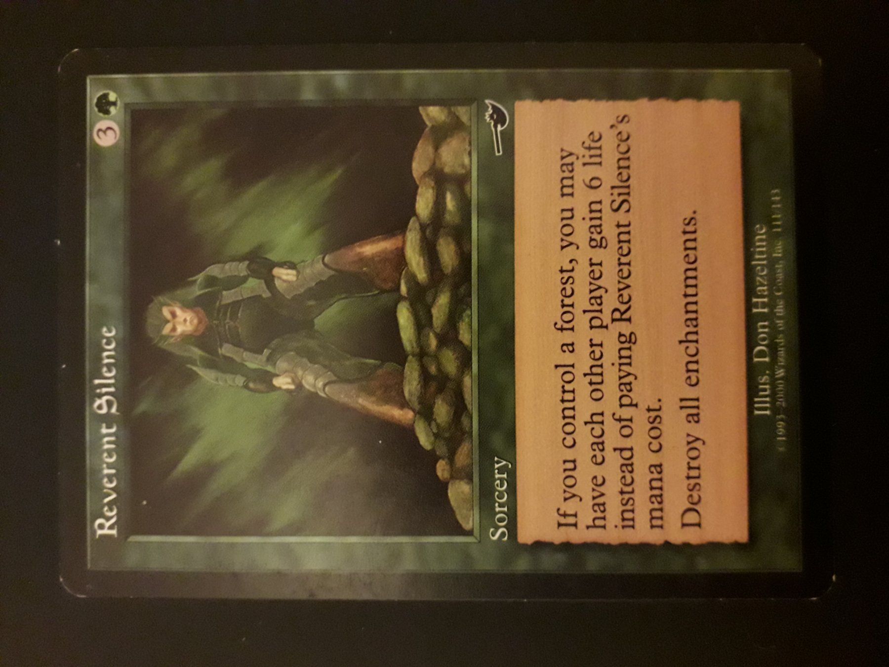 Magic The Gathering Sammelbilder & Trading cards: MTG - Reverent Silence – Gebraucht aus Lausanne von and_n6mz