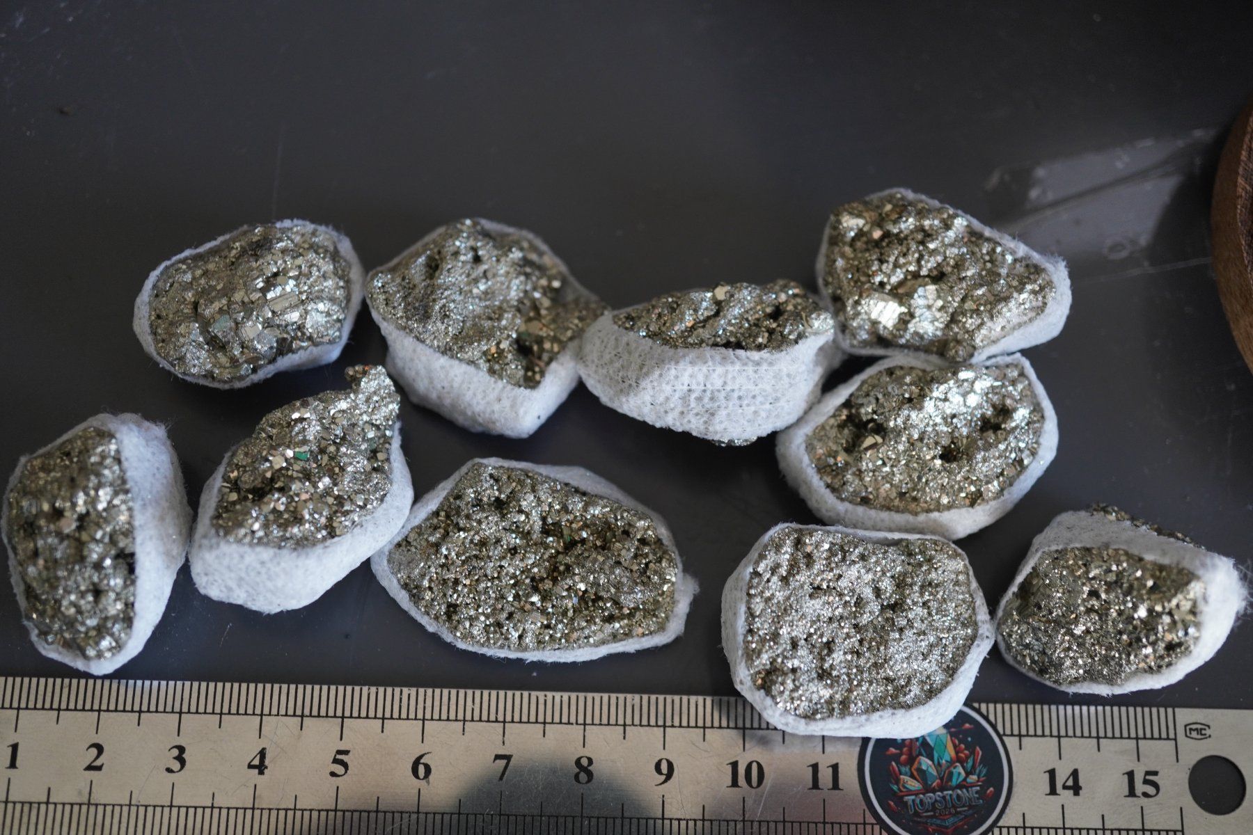 Minerali & Pietre curative: Pyrit Rohsteine Sammlung ab 10.- – Nuovo e nell'imballaggio originale da Eschenbach SG venduto da topstone 3