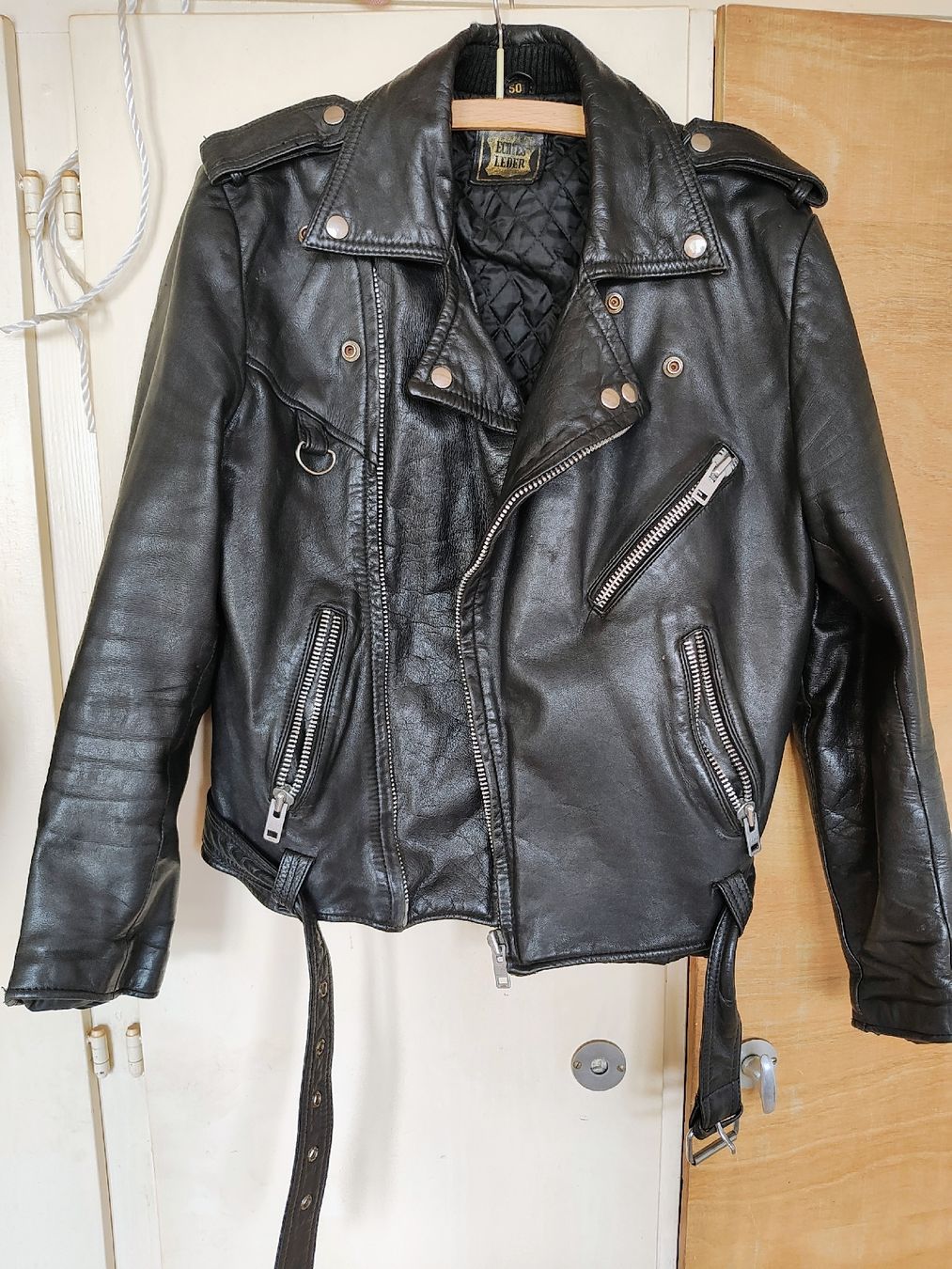 Giacche: Lederjacke / Töffjacke schwarz Grösse 50   – Usato da Melchnau venduto da Unikat01 3
