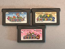 3 Super Mario Games - GBA GameBoy Advance