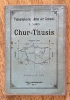alte Karte Chur-Thusis