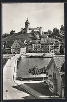 Schaffhausen, Ortsansicht mit Festung Mu
