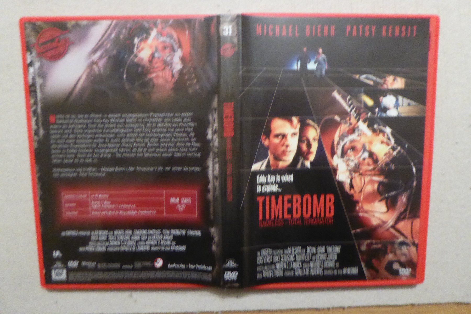 Tutti i DVDs: DVD uncut Timebomb Nameless Total Terminator Patsy Kensit – Usato da Allschwil venduto da Summelsarium