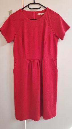 UTTAM BOUTIQUE Kleid Gr L rot