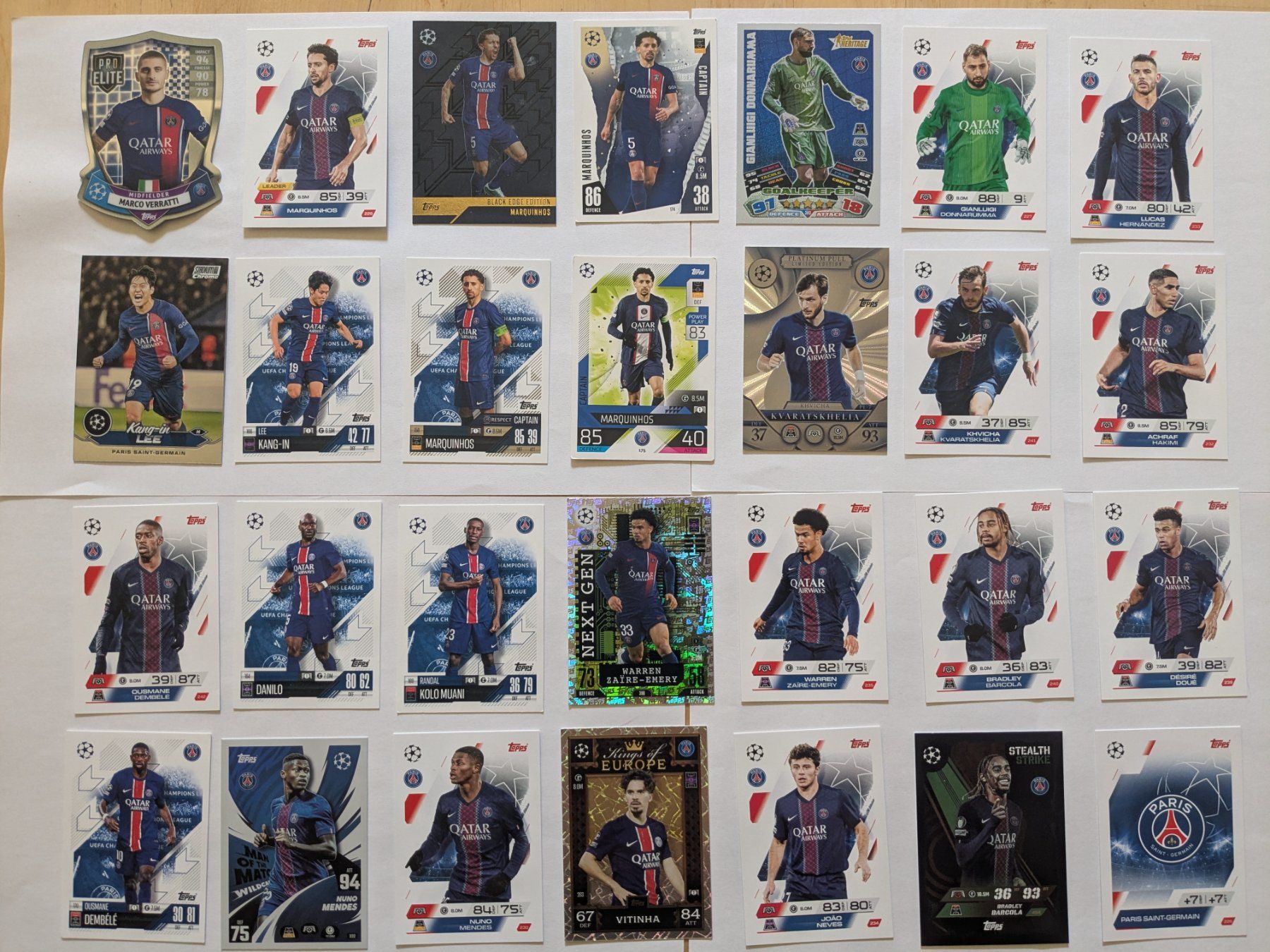 Topps Carte collezionabili: Topps Match Attax Paris Saint Germain – Usato da Genève venduto da x_m_2v65