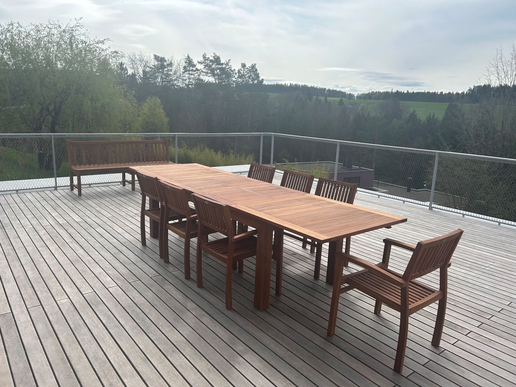 Set di tavolo e panche: De Luxe Set Teak Tischgruppe – Nuovo e nell'imballaggio originale da Zollikon venduto da Teaklife 4