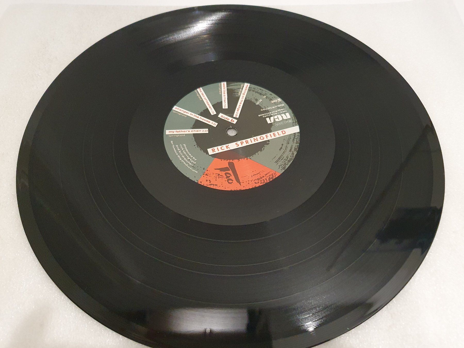 Schallplatten: Rick Springfield – Tao – Gebraucht aus Uster von Vinyl-Leidenschaft 6