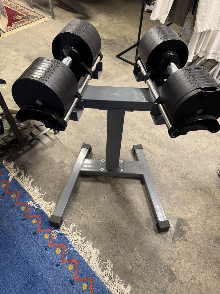 Manubri & Pesi: Rack Adjutable Dumbbell 32 kg Nr 17 – Usato da Dübendorf venduto da Brocki_West