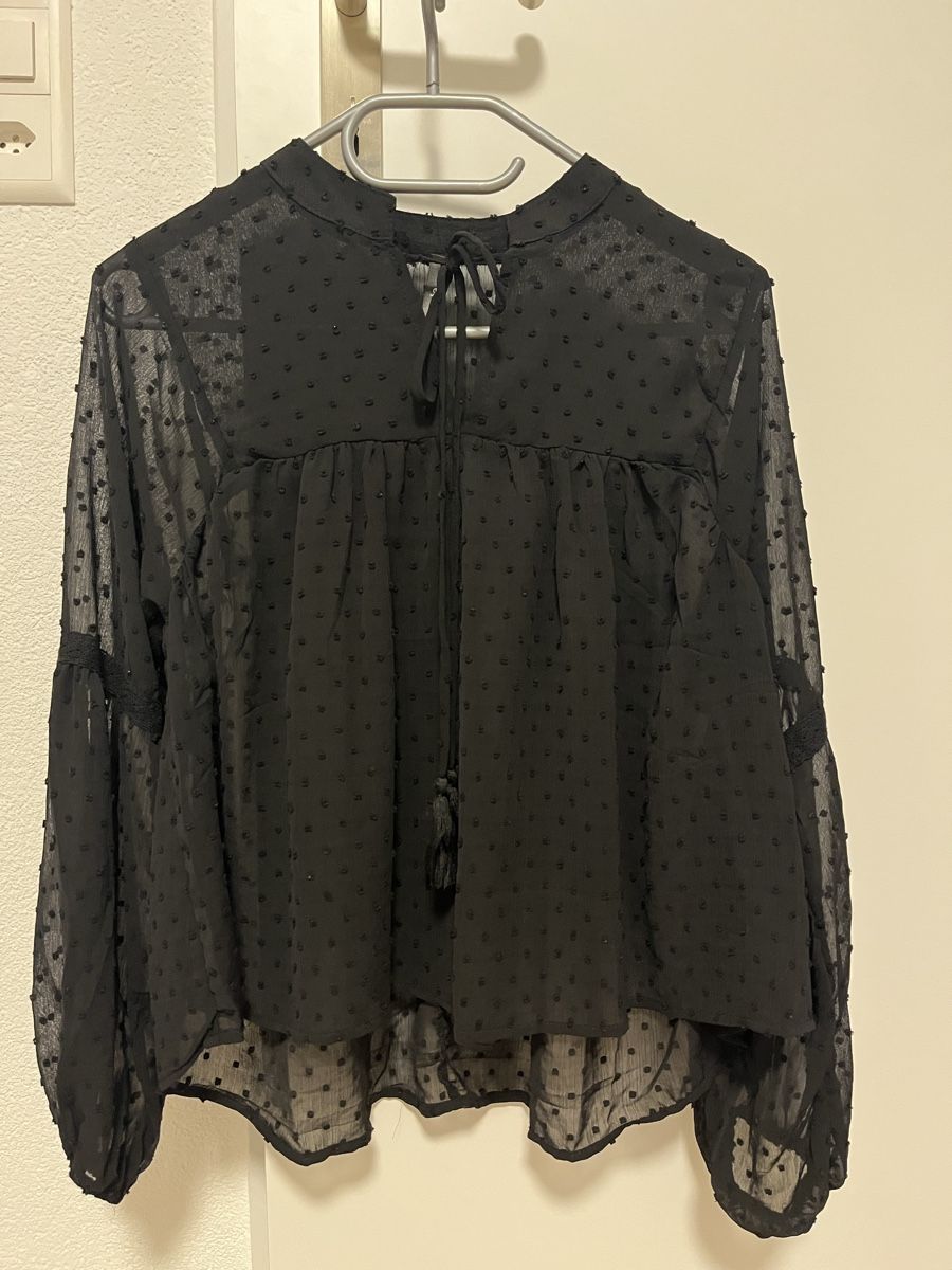 Camicette: Peplumbluse schwarz XS neu – Nuovo (secondo la descrizione) da Birrwil venduto da vanyboo