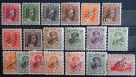 Luxemburg Dienst. ex. Kat. 93-121 * 1915/22