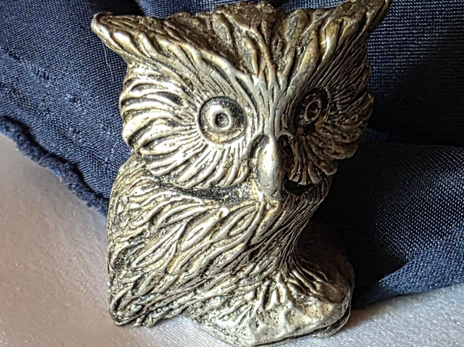 Statuette: Eule Figur zinn mit Stempel 95% – Nuovo (secondo la descrizione) da Rickenbach BL venduto da nicole611 2
