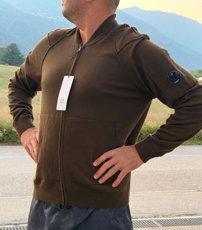 C.P. Company Cardigan Ivy Green – L – Nuovo con etichetta