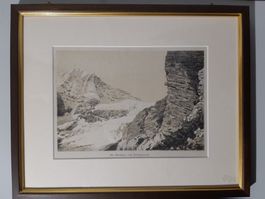 Litho Breithorn vom Tschingeltritt