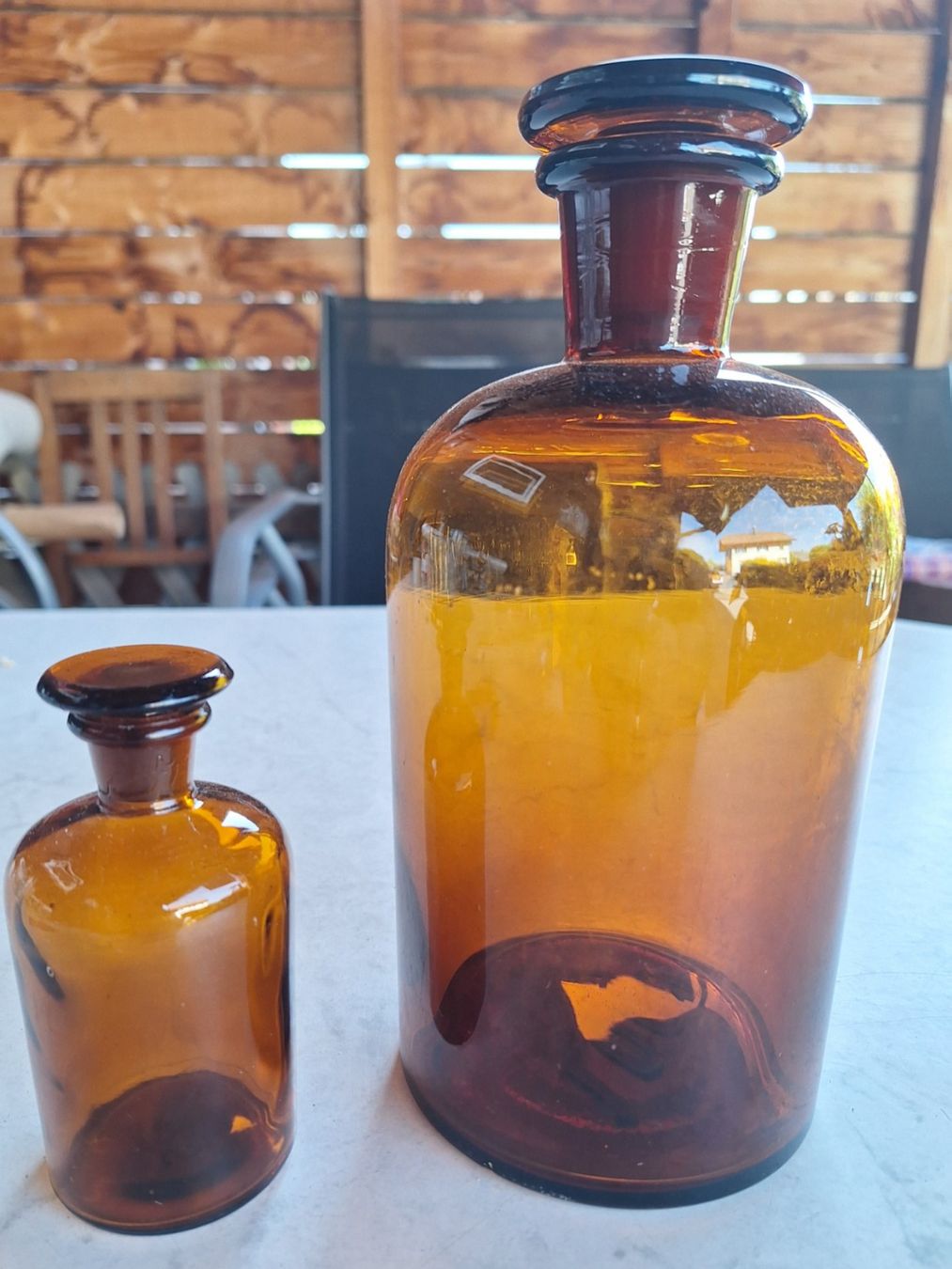 Accessori da laboratorio: 2 STK APOTHEKERFLASCHEN – Usato da Huttwil venduto da Kunterbuntli