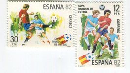 Briefmarken "Fussball". Spanien.