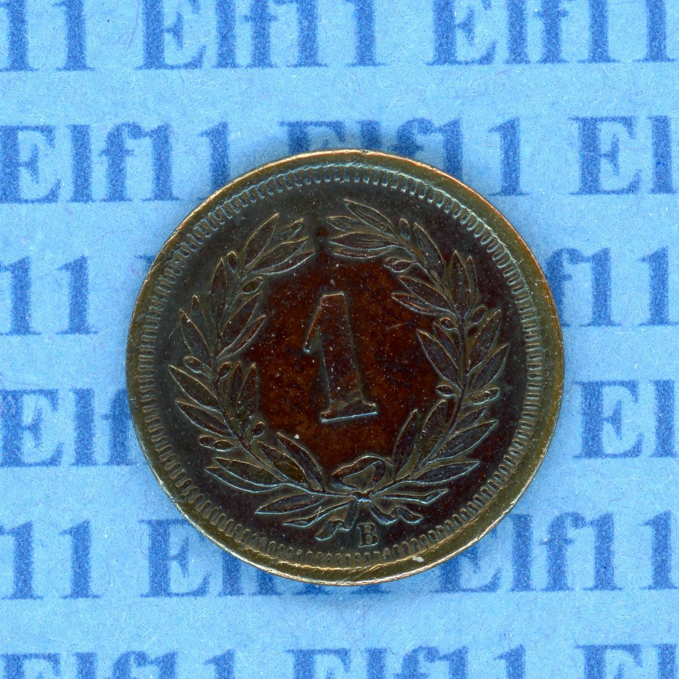 Tutti le monete: CHF___0.01 1904 -unz 1 Rappen – Usato da Widnau venduto da Elf11 1
