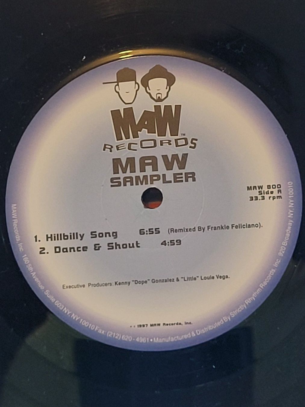 Dischi in vinile: Disque Vinyle MAW Sampler - Hillbilly Song / Dance & Shout – Usato da la Chaux-de-Fonds venduto da Lampe 2
