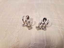 Elegante Ohrringe  versilbert