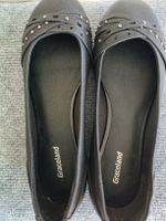 Damen Ballerinas Graceland schwarz mit Nieten dekorativ
