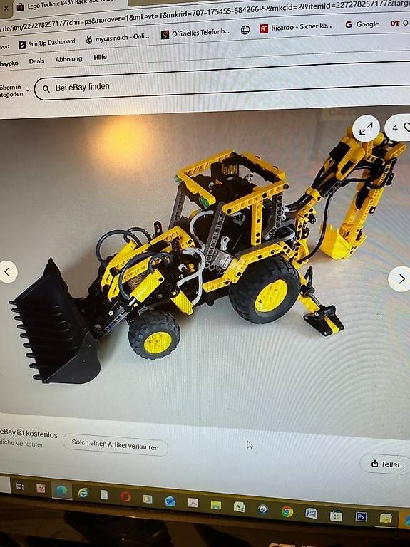 Lego Baukästen: lego Pneumatik Bagger 8455 – Gebraucht aus Olten von Einwegparadies 1