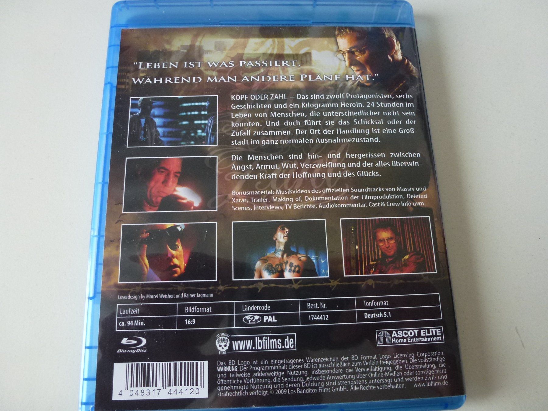 Tutti i DVDs: Kopf oder Zahl (Blu-Ray) – Nuovo (secondo la descrizione) da Bern venduto da Frebo 1