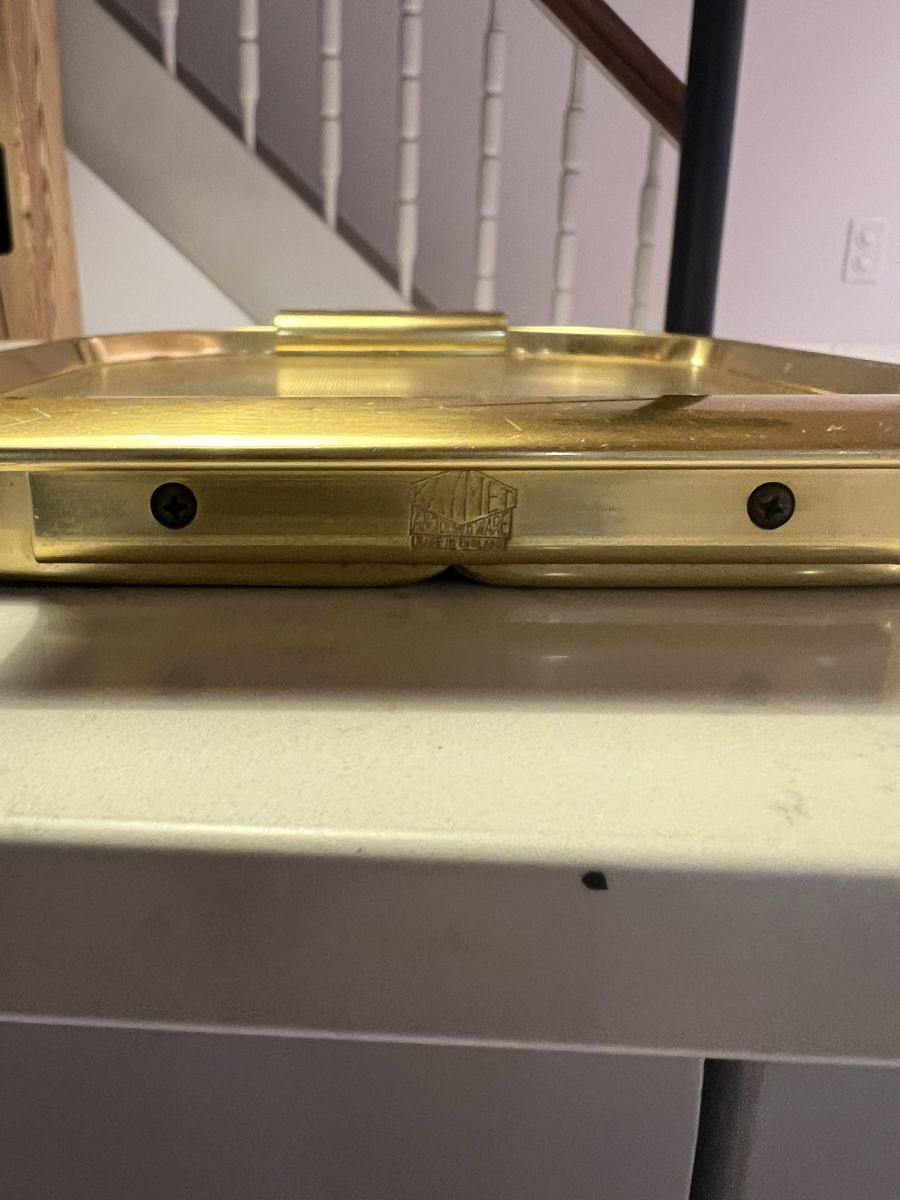 Plateaux: Kaymet Tablett goldfarben – D'occasion à Aarburg par Annemarie16 2