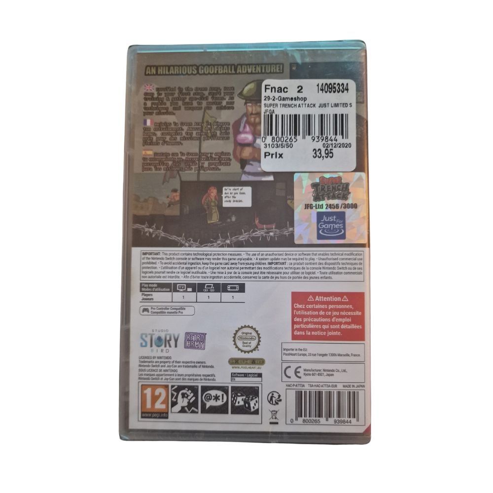 Giochi: Super Trench Attack Nintendo Switch Sealed Limited 3000 Ex – Nuovo e nell'imballaggio originale da Genève venduto da Cardtreasure 1