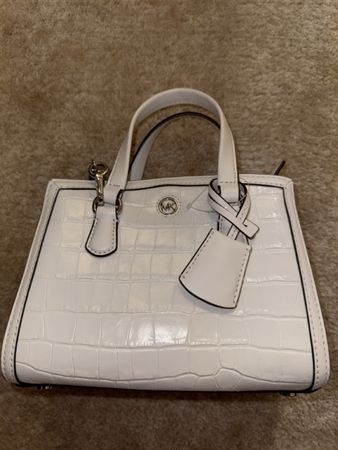 Michael Kors Handtasche in weiss/creme Farbe