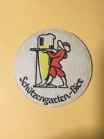Bierdeckel alt dick Schützengarten Bier (BDR1)