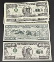 USA 19 x 1000000 $ ONE MILLION DOLLARS Mount Rushmore FANTAS