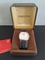 Cresta Armbanduhr Quartz mit Box, guter Zustand!