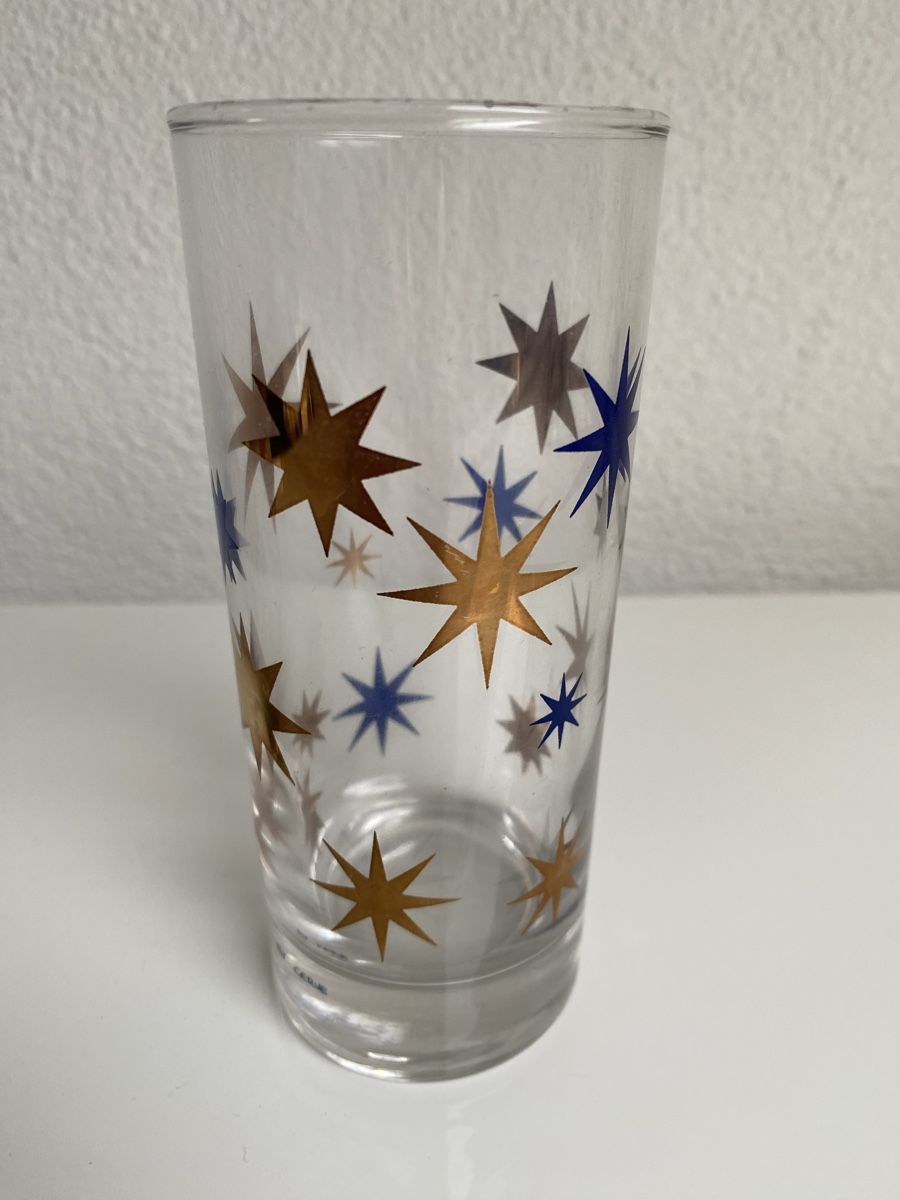 Gläser: Weihnachtsgläser 6 + 2 mit defekten Sternen – Gebraucht aus Zürich von DidierTG 1