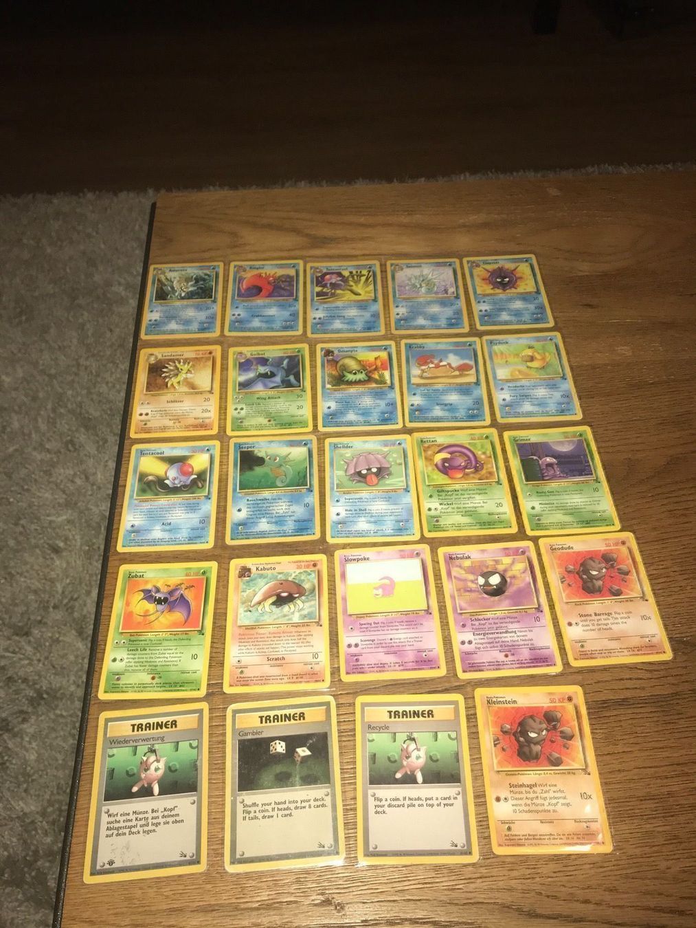 Pokémon Carte collezionabili: Fossil Set Pokemonkarten Fossil 24Stk. – Usato da Küssnacht am Rigi venduto da Ebikoner 1