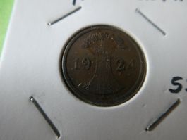 Dt. Reich 1924 A, 2 Reichs-Pfennig