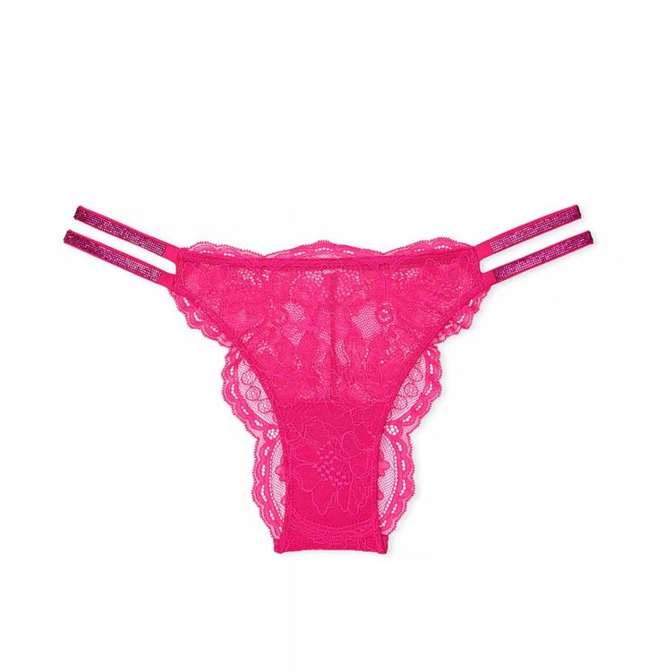 Victoria’s Secret Double Shine Strap Brazilian Panty M NEW (Neu und ...
