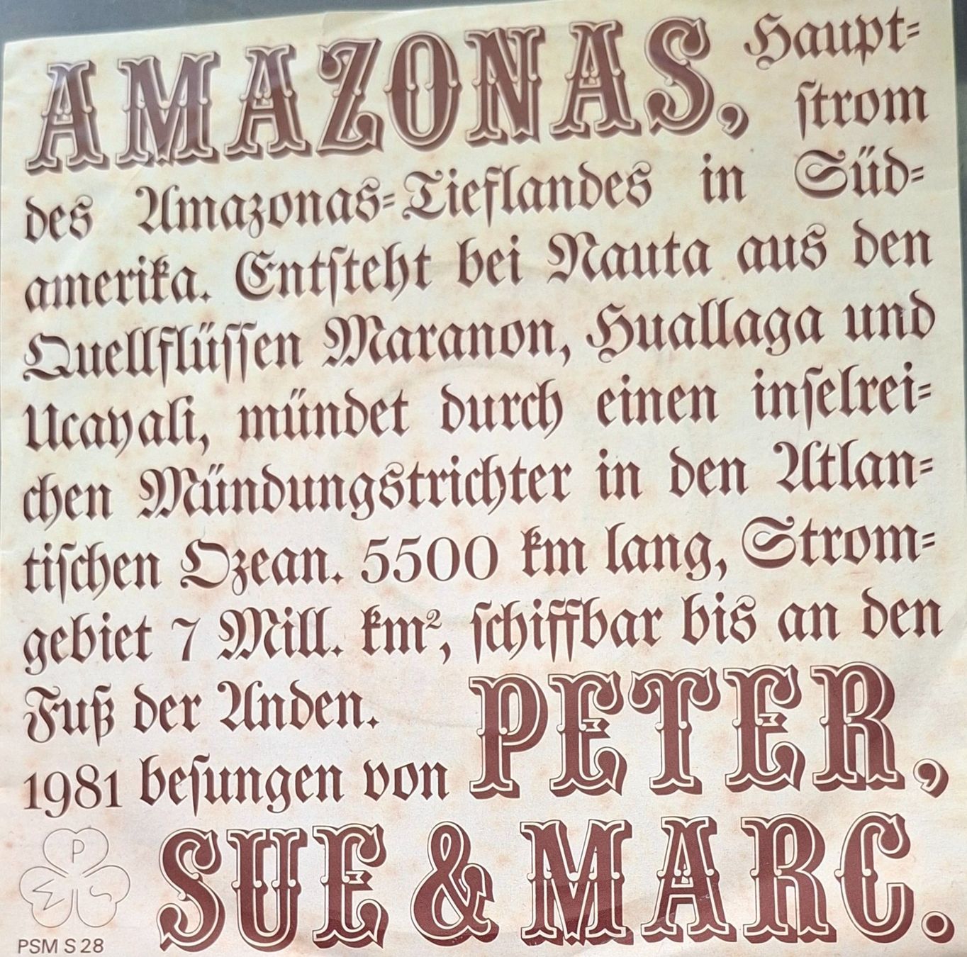 Dischi in vinile: Vinyl-Single Peter, Sue & Marc - Amazona – Usato da Langenthal venduto da Modo39