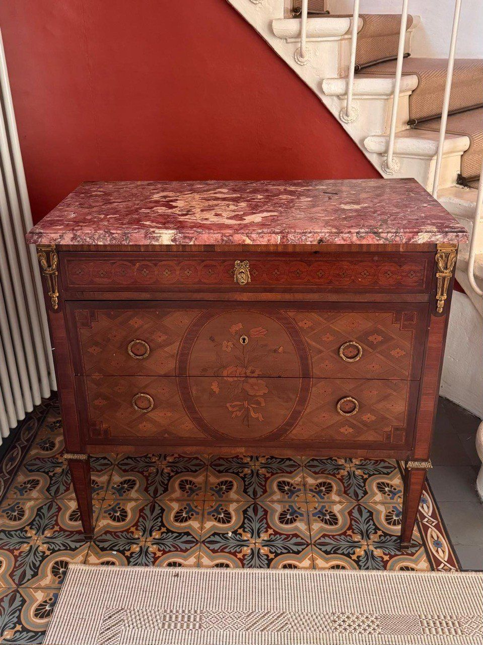 Cassettiere: Commode style Louis XVI – Usato da Lausanne venduto da jassounette01 3