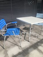 Klapptisch quadratisch mit 2 x Stuhl