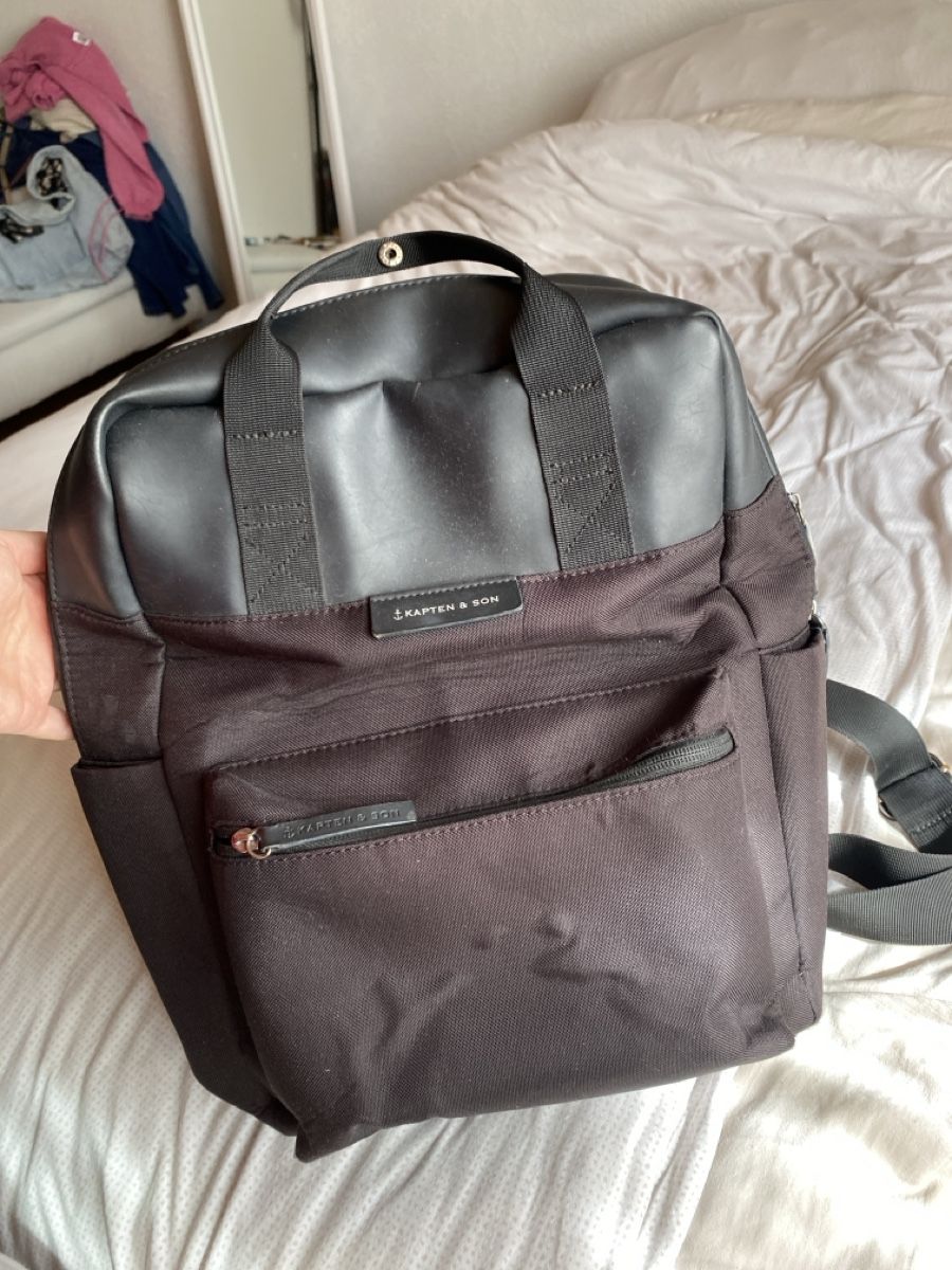 Kapten & Son Zaini: Kapten & Son Rucksack, schwarz – Usato da Schachen LU venduto da ali_hz6l 3