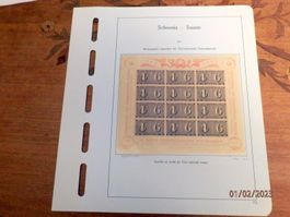 Block, Zst.Nr.W16, Luxusblatt, postfrisch ( ** ) Fr. 130.00