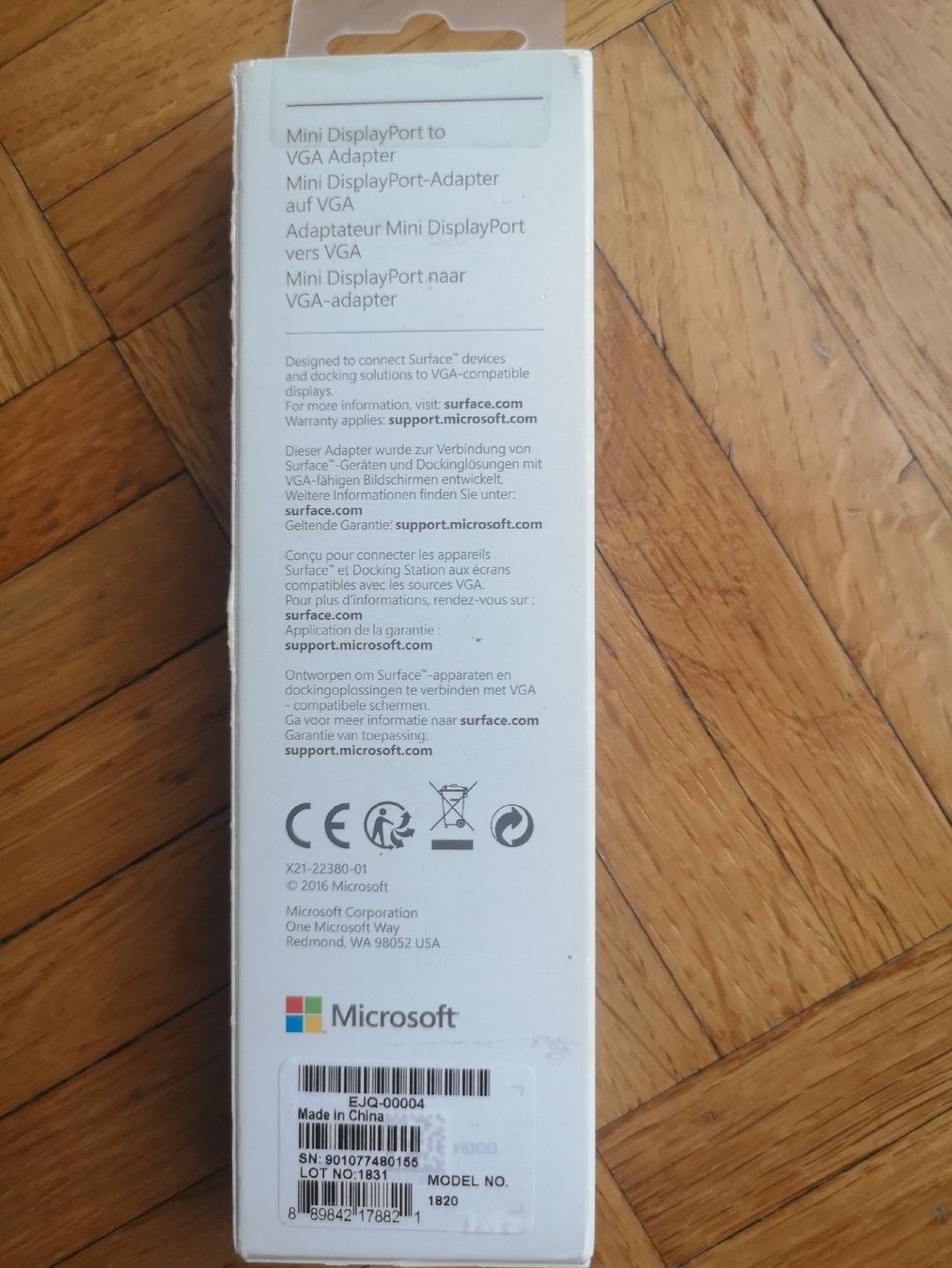 Microsoft Laufwerke & Adapter: Mini DisplayPort to VGA adapter – Neu und originalverpackt aus Renens VD von kollar7 1