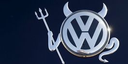 Teufel Aufkleber für VW – Silber | Dekorationsartikel